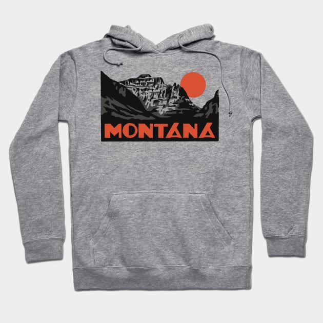 Montana Mountain Hoodie by Iambolders